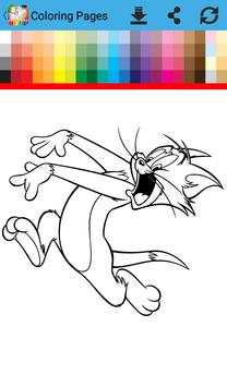 Coloring Book Tom and Mouse screenshot 2
