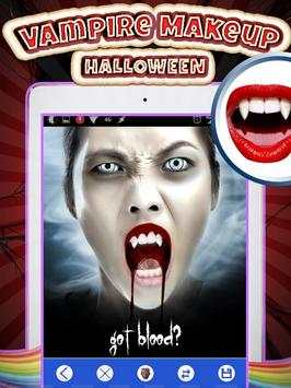 Vampire Halloween Makeup screenshot 1