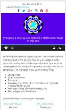 NGO FORUM UGANDA screenshot 1