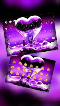 Water Drop Heart Theme screenshot 1