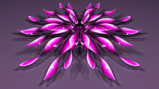 Glowing Flowers Live Wallpaper (Backgrounds) screenshot 6