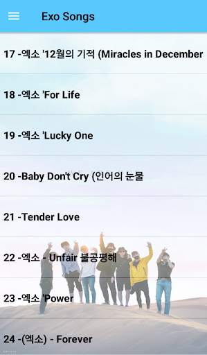 EXO- Songs Offline (60 Songs) screenshot 3