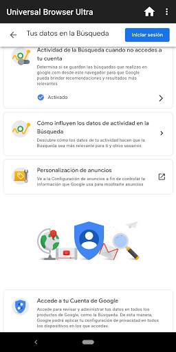 Universal Browser Ultra screenshot 1