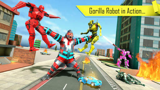 Gorilla Robot Car Transform screenshot 4