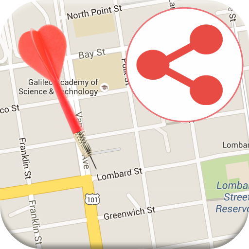 Share My Location: GPS Tracker आइकन