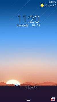 Travel Lock screen theme screenshot 1