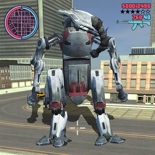 Robot Mamoth Giant robot fighting game 1.0