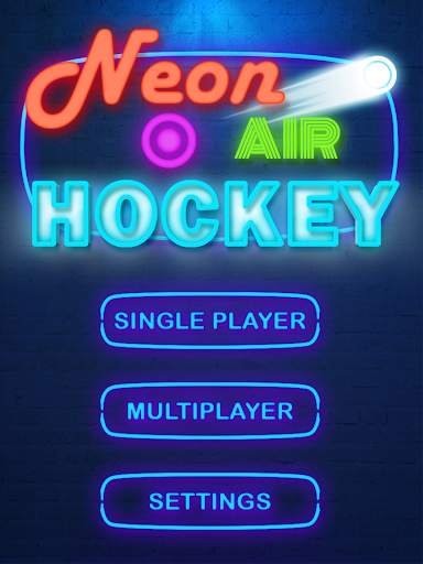 Hockey game - Neon Air Hockey screenshot 15