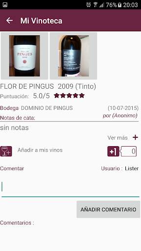 vino, Mia Cantina screenshot 4