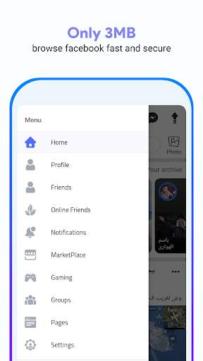 Lite For Facebook™ ( & Social Networks ) screenshot 2