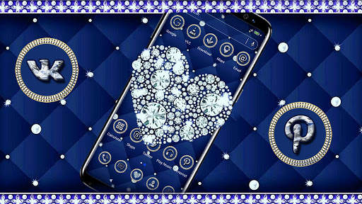 Diamond Heart Launcher Theme screenshot 4