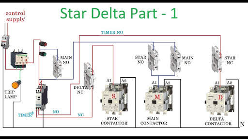 Star Delta Wiring Diagram 5 تصوير الشاشة