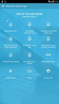 Free Unlock Motorola Mobile SIM screenshot 1