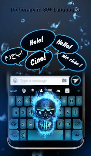 Fire Skull Wallpaper screenshot 3