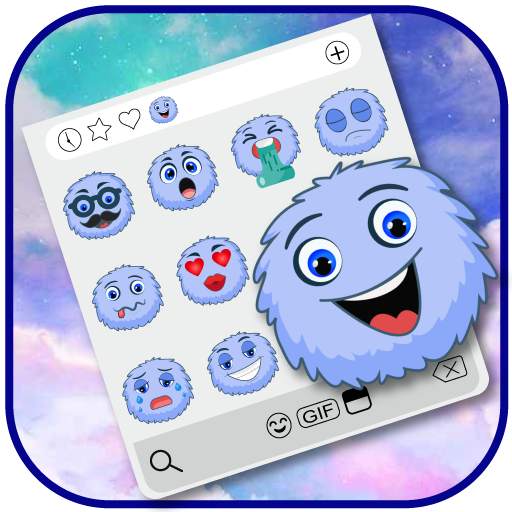Fluff Ball Emoji Stickers 1.0
