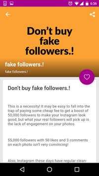 Tips to get followers ! screenshot 3