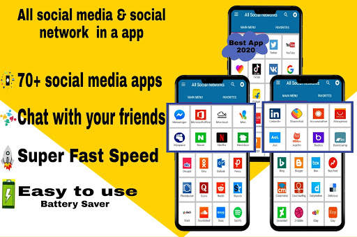 All social media apps 2020 screenshot 1