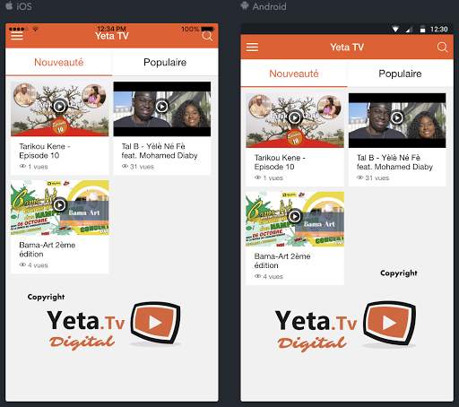 Yeta TV screenshot 2