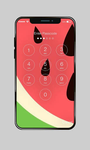 Juicy Watermelon ART Pattern Lock Screen Password screenshot 2