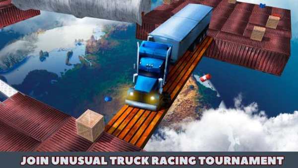 Impossible Truck Sky Driving screenshot 1