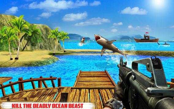 Under Water Angry Shark Sniper Shooter screenshot 2