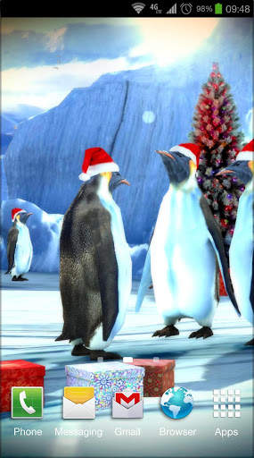 Christmas Edition: Penguins 3D screenshot 1