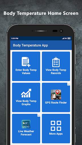 Body Temperature App screenshot 1