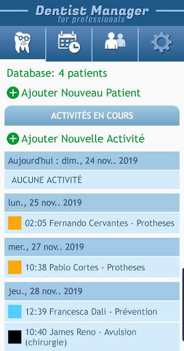 Dentist Manager: App pour la gestion de patient screenshot 1