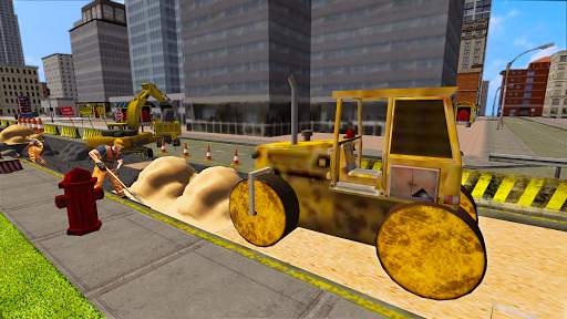 New York City Road Construction: construction game screenshot 3