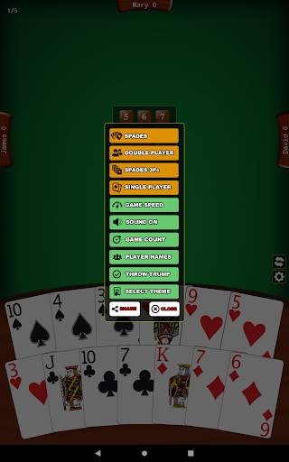 Spades Master - Offline Spades HD Card Game screenshot 13