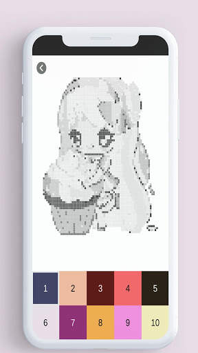 Unicorn - Color by Number,pixel art coloring game screenshot 16
