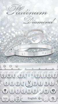 Platinum diamond gold Keyboard скриншот 4
