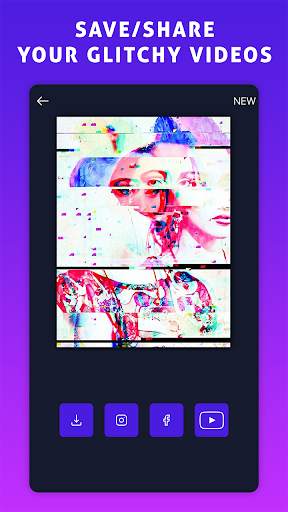 Glitch VHS Art Camera Aesthetic Video Filters screenshot 5