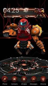 3D Iron Tech Robot Launcher Theme screenshot 6