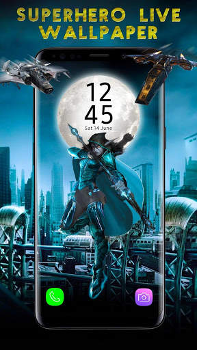 Women Hero APUS Live Wallpaper screenshot 2