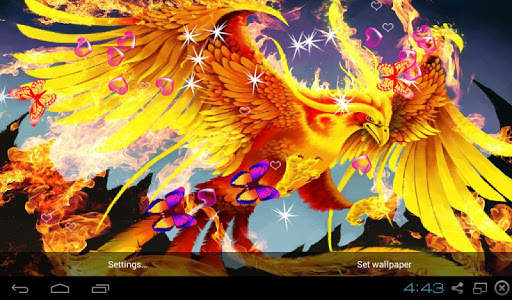 Phoenix Live Wallpaper screenshot 1