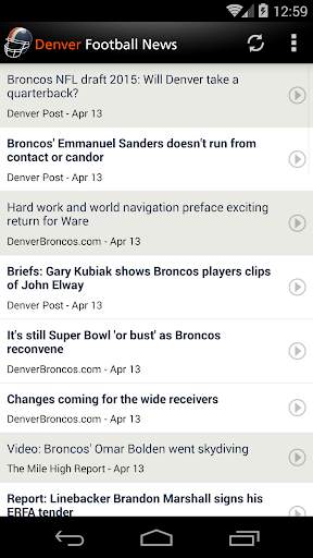 Denver Football News screenshot 1