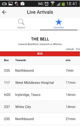 London Live Bus Arrivals screenshot 6