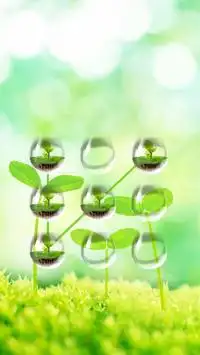 Green Applock Theme Shoots screenshot 2