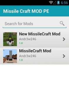 Missile Craft MOD PE screenshot 1