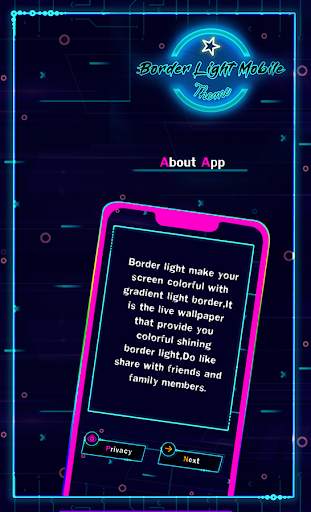 Edge Border Light - Borderlight Live Wallpaper screenshot 5