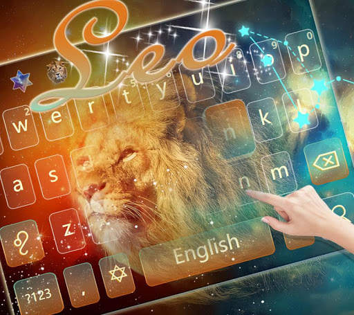 Leo Lion keyboard Leo Zodiac screenshot 1