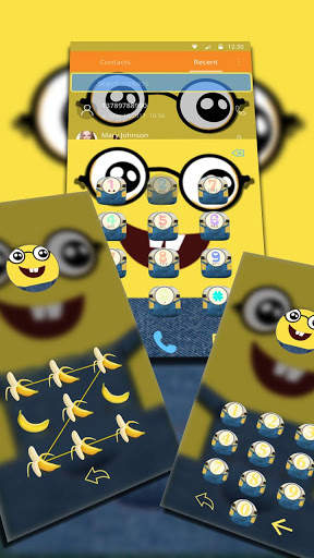 Yellow Cute Theme Wallpaper screenshot 2