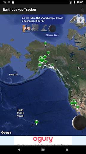 Earthquakes Tracker screenshot 2