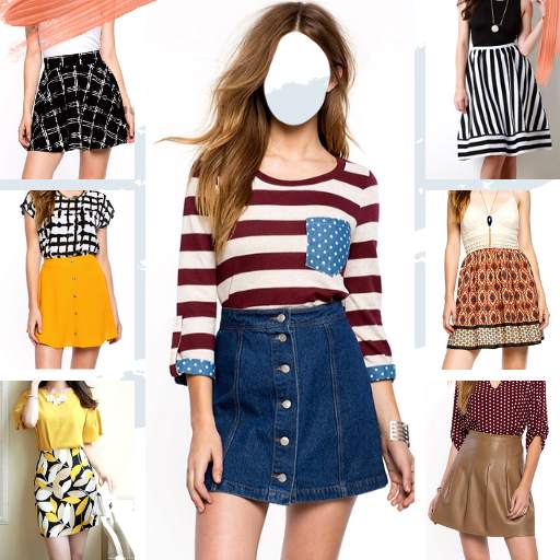 Women Short Skirt Photo Suit 1.7