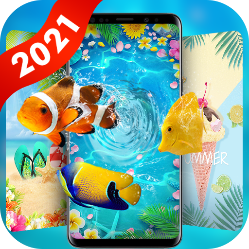 Summer Beach Live Wallpaper &amp; Launcher Themes icon
