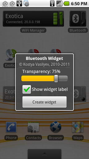 Bluetooth Widget скриншот 3