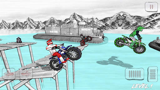 Dirt Bike Sketchy Race screenshot 3