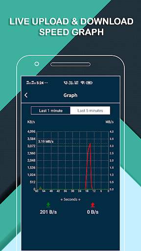 Internet Speed Meter Live screenshot 3