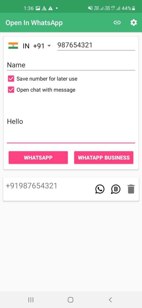 Open in WhatsApp | Direct Chat without Save Number screenshot 4